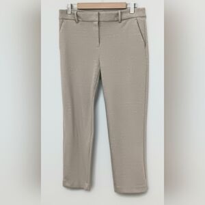 Loft The Riveria Slim Pants Women's Size 6P Beige Straight-Leg Trousers Petite